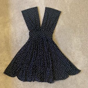 White House Black Market Polka dot cocktail dress